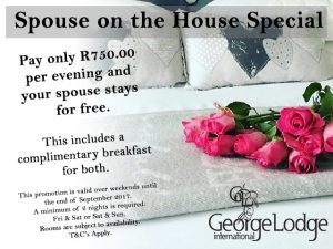 Accommodation Special at George Lodge