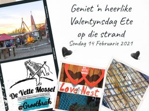 Valentynsdag Ete by De Vette Mossel Grootbrak
